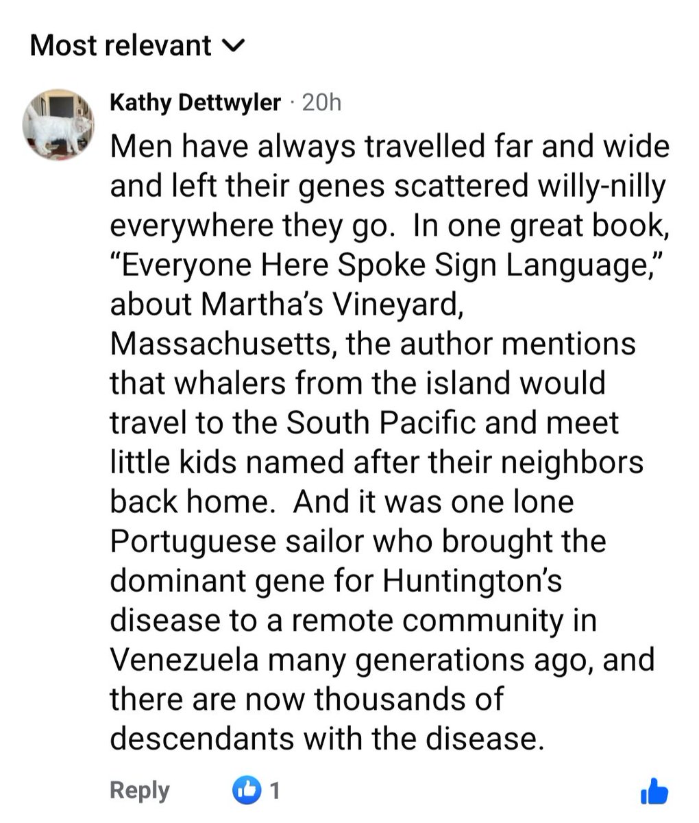 لاحظت ان الناس فى الغرب يحللون المواضيع المنشورة فى المنصات المختلفة بطريقة عقلانية بعيدة عن عواطف وطنية واقليمية خاصة اذا رأوا  براهين معقولة. مثلا كان رد فعل بعضهم معقول إزاء منشور عن عينات من مختلف الدول  وجدت فيها أثر موروث صومالى مثل تلك المرفقة هنا