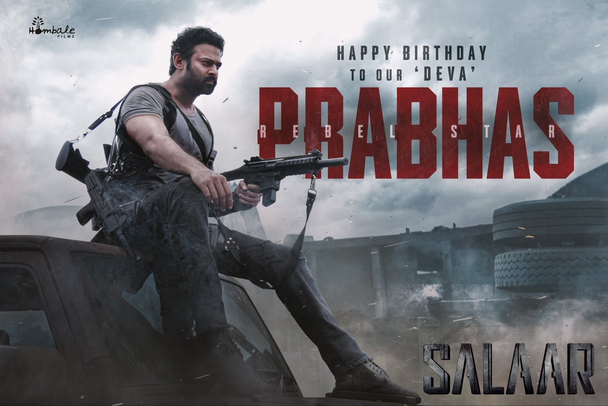 Happy Birthday to the Unshakable Force of Indian Cinema, our dearest #Prabhas 🌋🔥

We can’t wait for the dino-mite blast to ignite the big screens once again! 💣 #Salaar2

#HappyBirthdayPrabhas