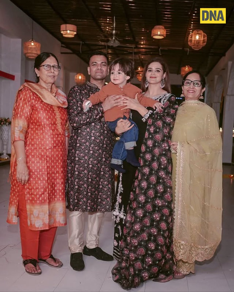 dna's tweet photo. Recently, IPS Navjot Simi and IAS Tushar Singla - the power couple - dropped a couple of beautiful pictures from their Diwali celebration with the family, and needless to say, the internet is going gaga! 

Read Here: https://t.co/TkKkTRMoUA

#Viral #NavjotSimi #TusharSingla #DNAUpdates