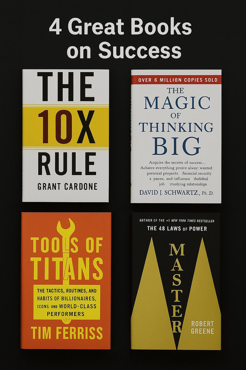 1DeepNote's tweet image. 4 Great Books on Success:
- Thread 🧵