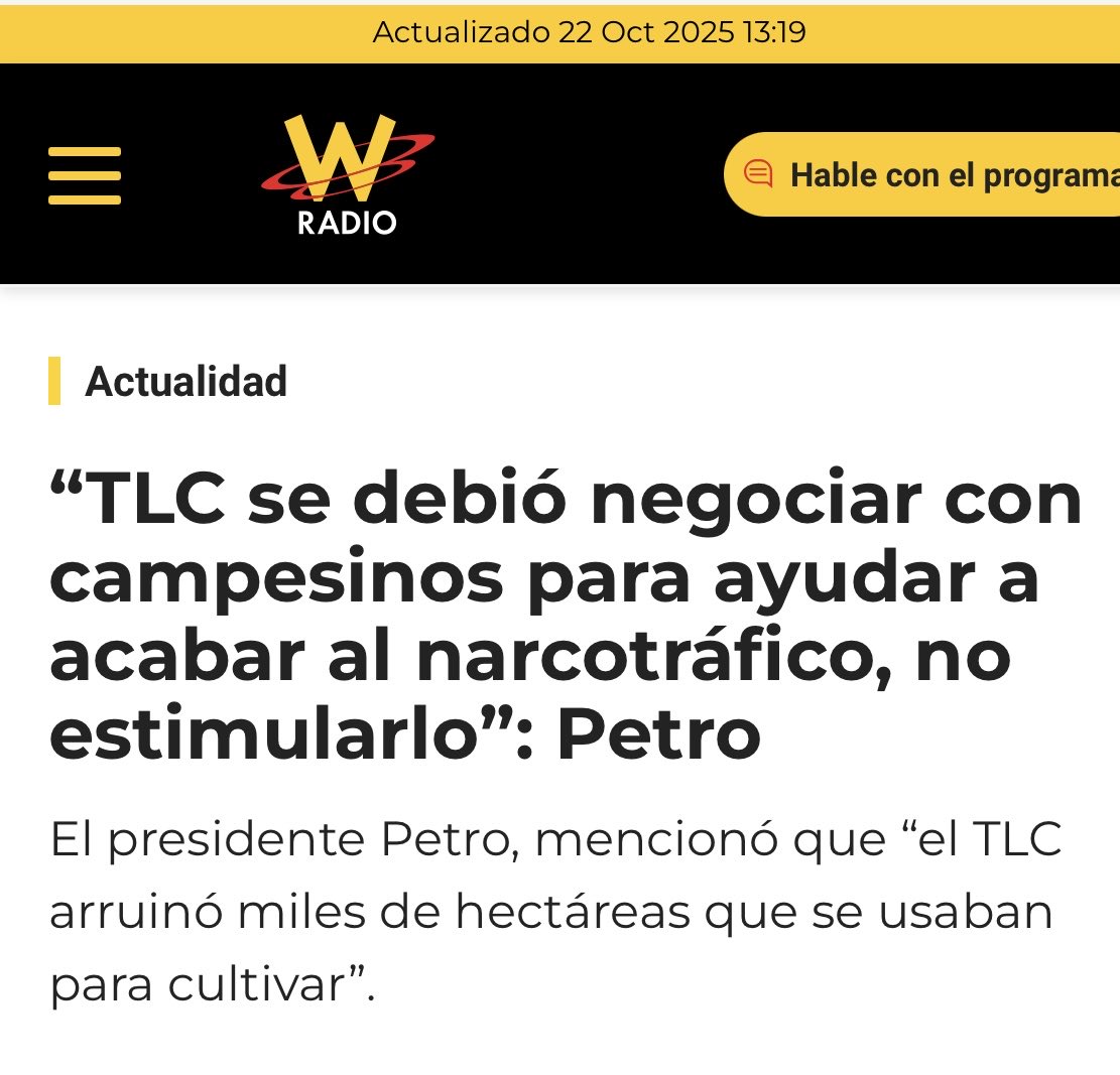 JERobledo's tweet image. Este titular es OTRO ENGAÑO DE PETRO!!!
Porque he probado que ⁦@petrogustavo⁩ respaldó los TLC y que, en su campaña de 2022, prometió renegociarlos, promesa que, días después de posesionado, anunció que no cumpliría!!!