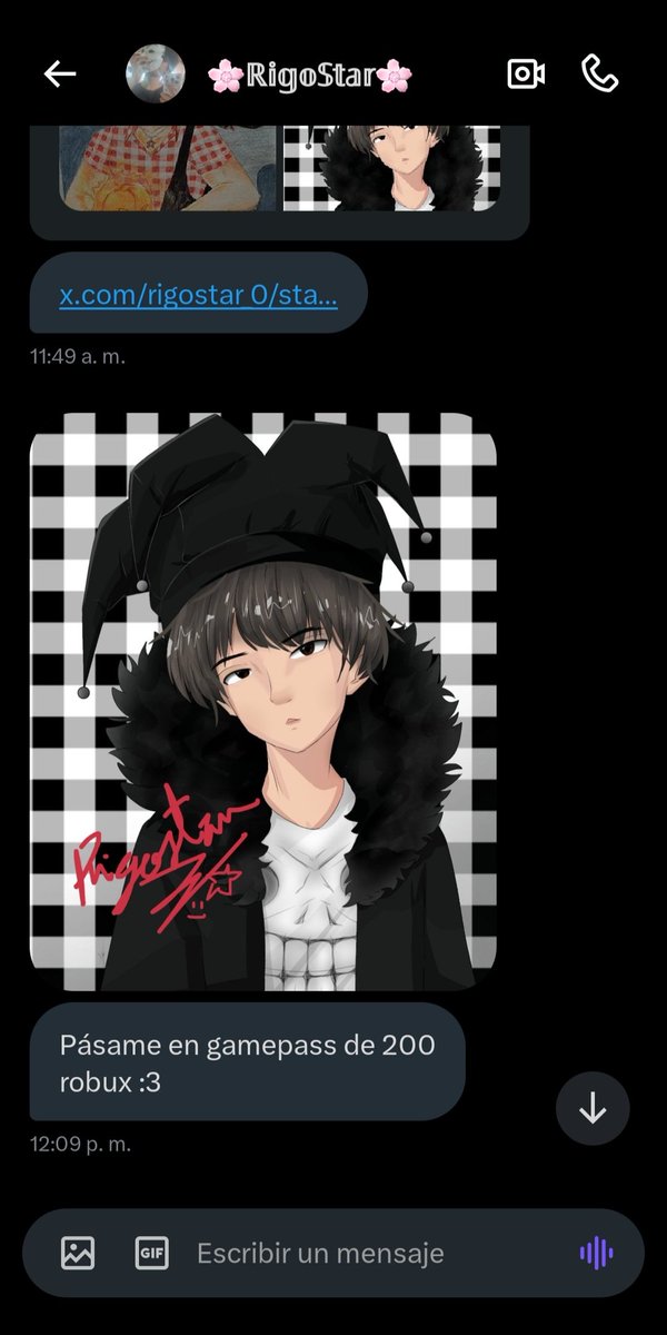 Muchas gracias por el premio <a href="/RigoStar_0/">🌸ℝ𝕚𝕘𝕠𝕊𝕥𝕒𝕣🌸</a> y felicidades para las demás personitas tambien:3