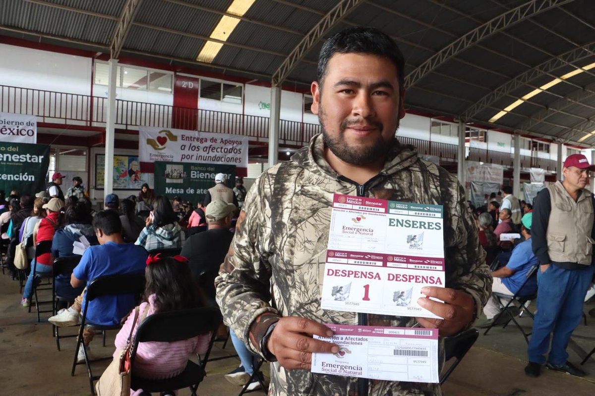 Inició el #OperativoBienestar en #Puebla. Las y los afectados por las lluvias comienzan a recibir su primer apoyo.
El #bienestar está regresando a las y los poblanos. 

<a href="/RodrigoAbdalaD/">Rodrigo Abdala</a>
#HumanismoMexicano
#PrimeroLosPobres