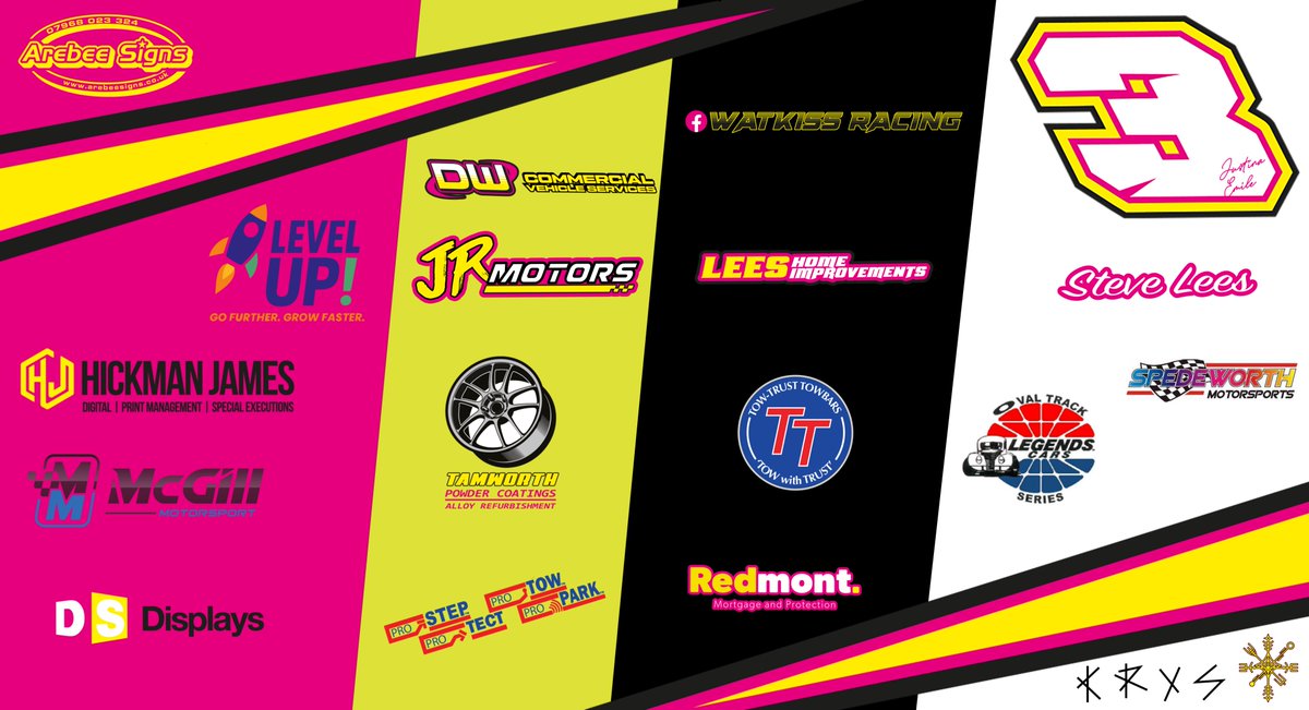 BarkerKrys's tweet photo. First bit of graphic design work I've ever done for Steven Lees Racing and his Legend car for 2026 (with I am apart of yipeeeee)
#racecar #graphicdesign #legendcar https://t.co/Jd9hjGB1Bh