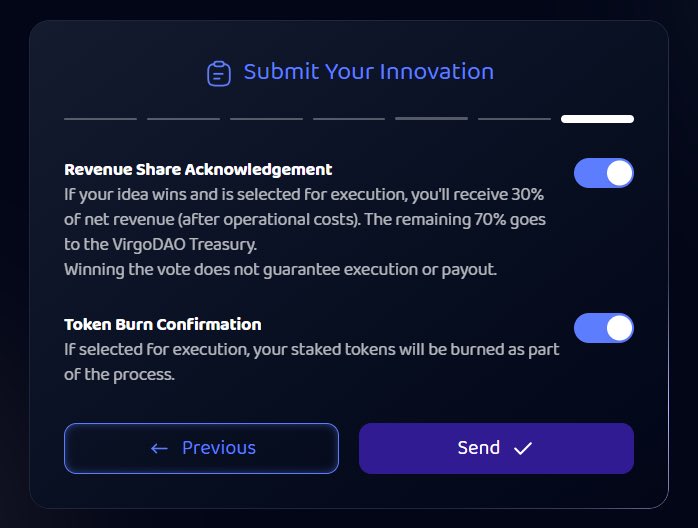 30% of netto revenue ☑️ 
Token burn ☑️ 

#M87 Innovator Hub Application done! ✅