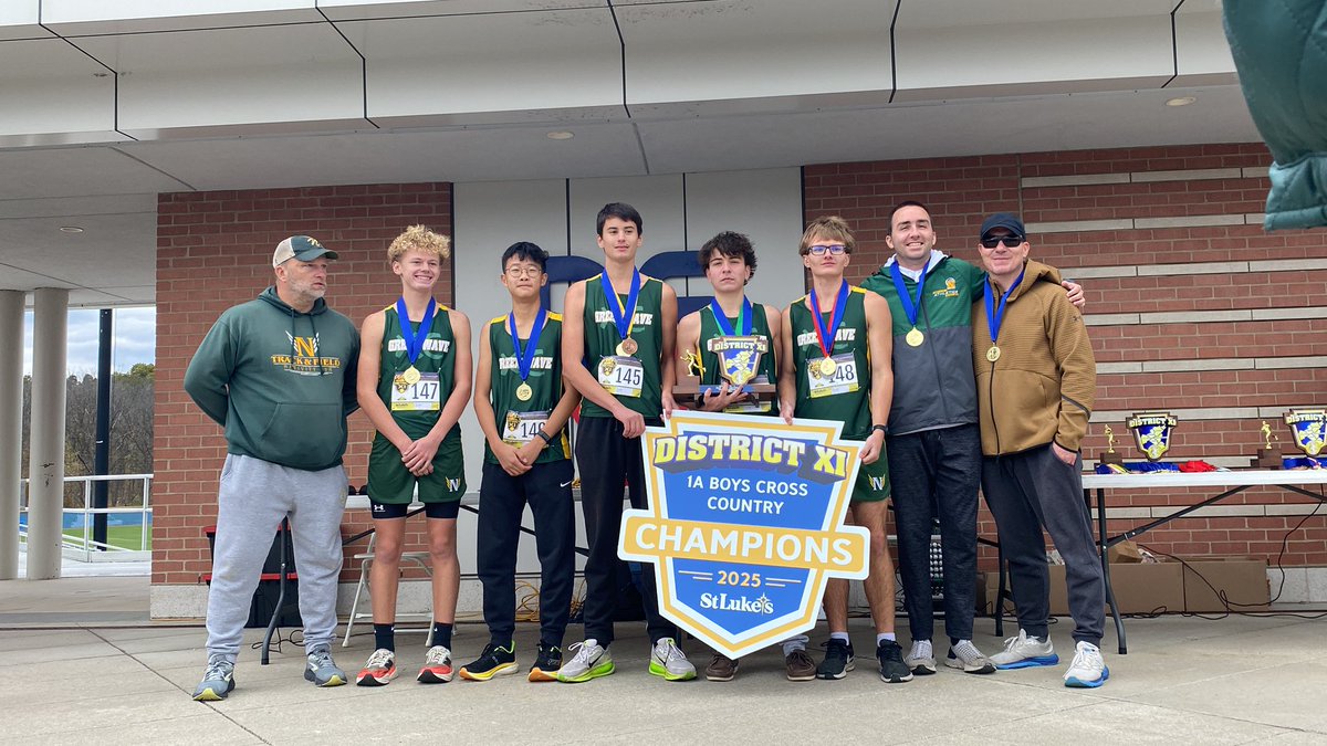 CHAMPIONSHIP Wednesday: 

Your team champion in the <a href="/PIAADistrictXI/">PIAA District XI</a> 1A Boys Cross Country Meet is Nativity BVM 
<a href="/SLUHNSportsMed/">St. Luke's Sports Medicine</a> @d11sports