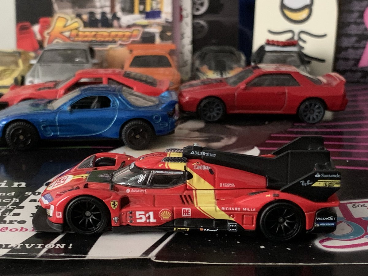 SamuraiWesley's tweet image. More details for my 499P.
#hotwheelspremium #hotwheelscircuitlegends #ferrari499p #openwheelcars