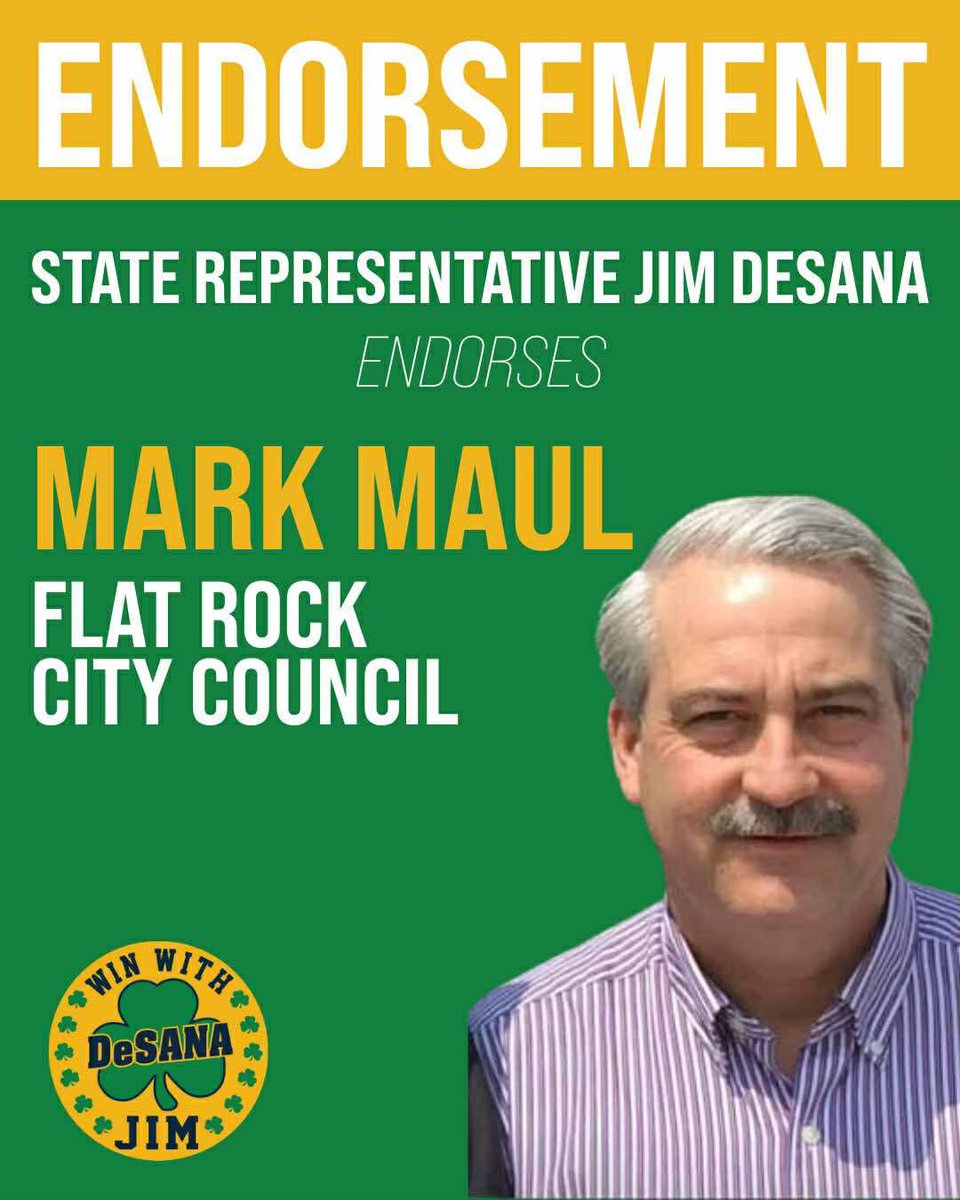 Citizens of Flat Rock. Please cast a vote for Mark Maul.