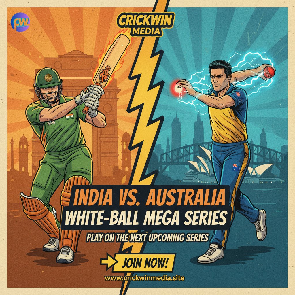 crickwinmedia's tweet photo. Turn your cricket passion into wins! 🏆

Join CrickWin Media, compete in our #FantasyCricket leagues, and grab exciting prizes!

Play &amp; Win:https://t.co/TpHHfM1rT8

#Cricket #CricketNews #CricketUpdate #FantasyCricket #Dream11 #IPL #T20 #CricketLover #CricketFans https://t.co/qjbOcvljtX