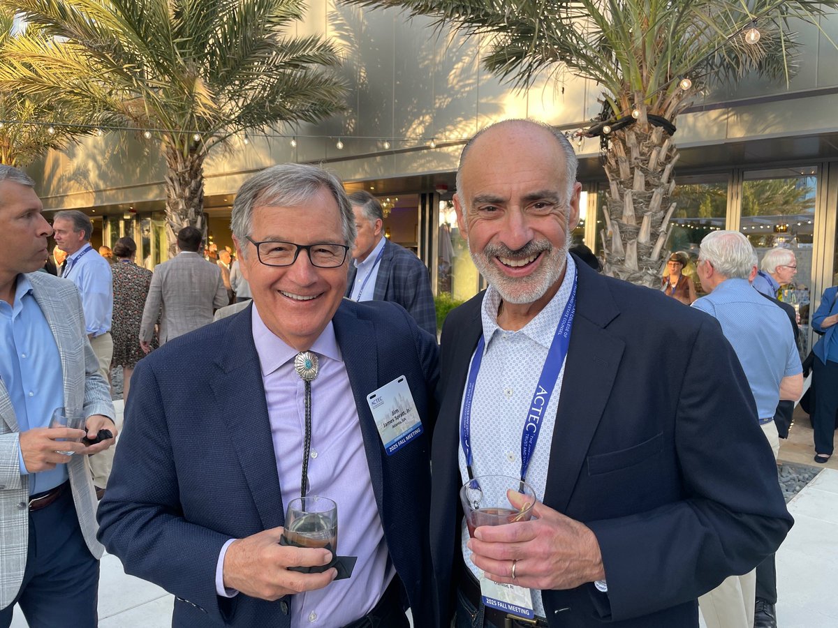 ACTECNEWS's tweet image. Thank you to @NorthernTrust for sponsoring the 2025 Fall Meeting President's Welcome Reception in Austin! #ACTEC #EstatePlanning