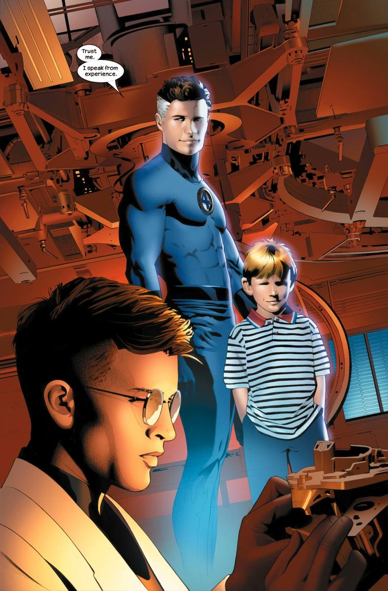 Hay una implicacion muy fea con el Reed del universo Zombie mostrandole una imagen de Franklin al Reed de Ultimate para engañarlo pero ya estando en el universo Zombie solo no hay señales del niño