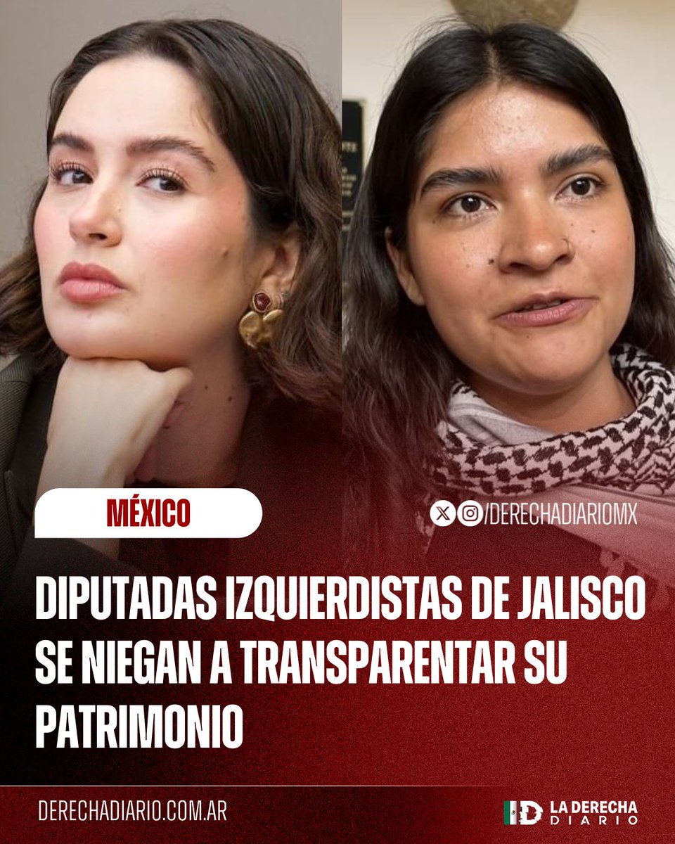 DerechaDiarioMX's tweet image. 🚨🇲🇽 | IZQUIERDA OPACA: Las diputadas izquierdistas Itzul Barrera y Mariana Casillas, se negaron a presentar información sobre su patrimonio, pese a que todo servidor público está obligado transparentar dichos datos para rendir cuentas a la gente.