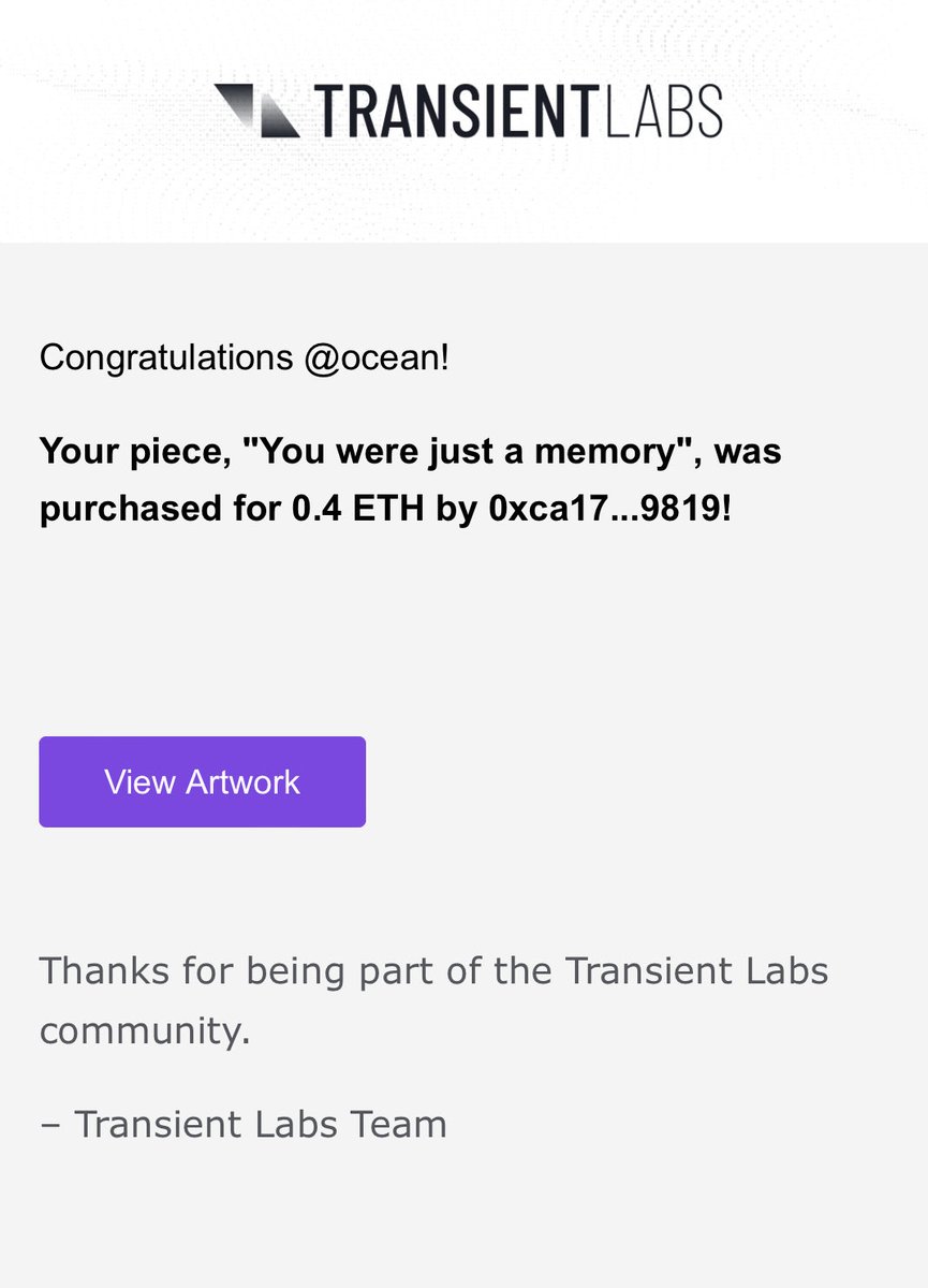 SOLD !!!! 

Just… grateful.