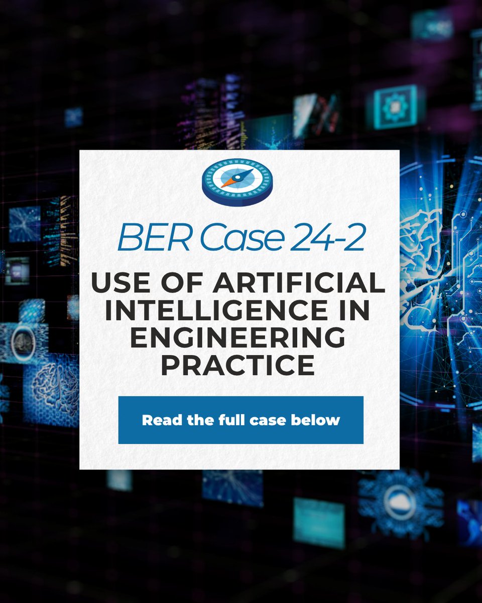 NSPE's tweet image. 🤖 New Board of Ethical Review Cases Series

AI is transforming engineering—but what are the ethical limits?

Explore the ethical considerations and lessons from this real-world scenario: ow.ly/KLwM50Xgsk7

#BERCases #EngineeringEthics #AIinEngineering #NSPE