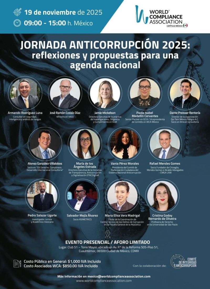 Brocoli_mx's tweet photo. Nos sumamos como patrocinadores de la Jornada Anticorrupción 2025 organizada por la @worldcompl - México. 

Un espacio para construir una agenda nacional de integridad pública y privada más efectiva y sostenible.

🗓️ 19 de noviembre | 🕘 9:00-15:00 | 📍 Club 51, CDMX https://t.co/AoWiO0Ac8L