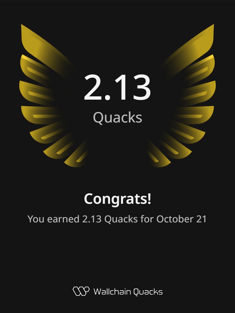 rodrigomcrypto's tweet image. Congrats to everyone who was eligible and secured a solid allocation in Limitless, 

I’m genuinely happy for every quacker’s win on @wallchain, I know how good it feels to see your work rewarded fairly. 

Props to the limitless team for a high-quality TGE, and to Wallchain for