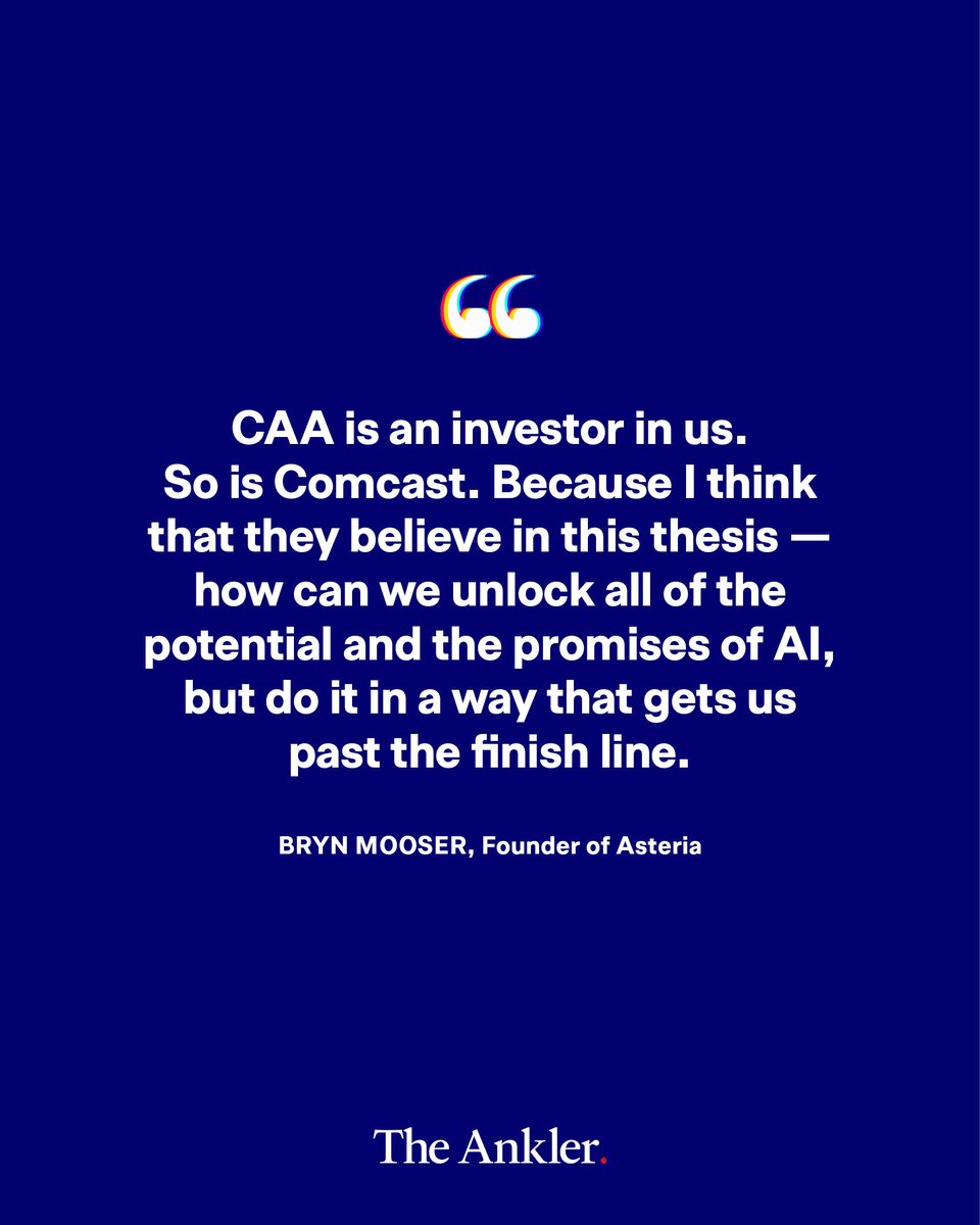 TheAnkler's tweet image. .@ebarmack talks with Bryn Mooser, the founder behind @Asteria, an AI company that’s training models only on licensed, legally defensible material. The goal: safeguard IP and give studios AI tools that respect creativity rather than replace it theankler.com/p/sora-2-shook…