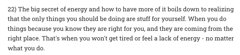 The #1 secret to massive energy levels and how to have more of it

Not enough talk about this