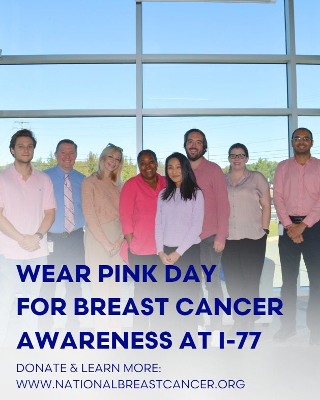 On Wednesdays, we wear pink at I-77, especially during Breast Cancer Awareness Month! If you'd like to donate or learn more about breast cancer research, please visit: nationalbreastcancer.org
.
.
.
#I77Express #ExpressLane #SkipTheTraffic #CLTlife #CharlotteNC