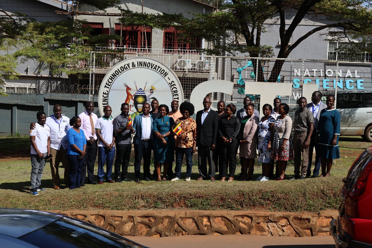 Today <a href="/DrMusenero/">Dr. Monica Musenero Masanza</a> the minister <a href="/STIsecretariat/">Science, Technology and Innovation Secretariat🇺🇬</a> has flagged off a cohort of 20 scientists to China for a training programme under the Silk Road Project!! This programme is aimed at building Uganda’s Human Capital in Pharmaceutical manufacturing and Technologies!!