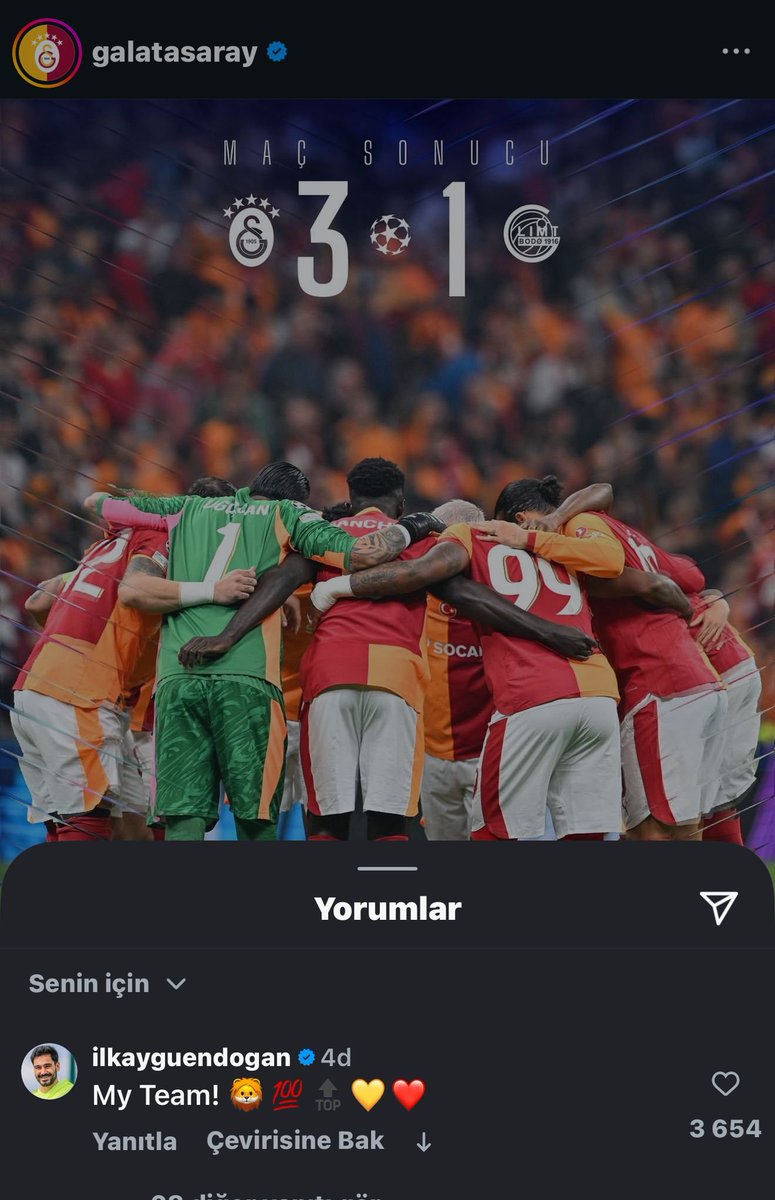 İlkay Gündoğan: "Benim takımım!"