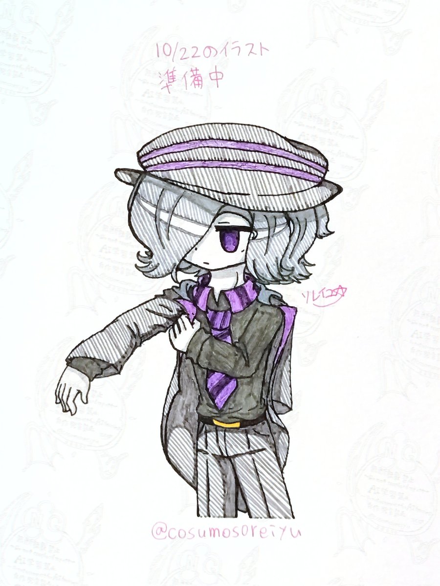 # HumanImpostor
# rhythmicrevolution

※プチ妄想・捏造注意です！

本日のお絵描き更新です！

今回はウィリアム君です。
ふと前にシャツ姿のウィリアム君描いてたなーと思い出して、シャツ姿のウィリアム君描いたならスーツの上着を羽織るウィリアム君も描きたいと思ったので描きました(* ॑꒳ ॑* )