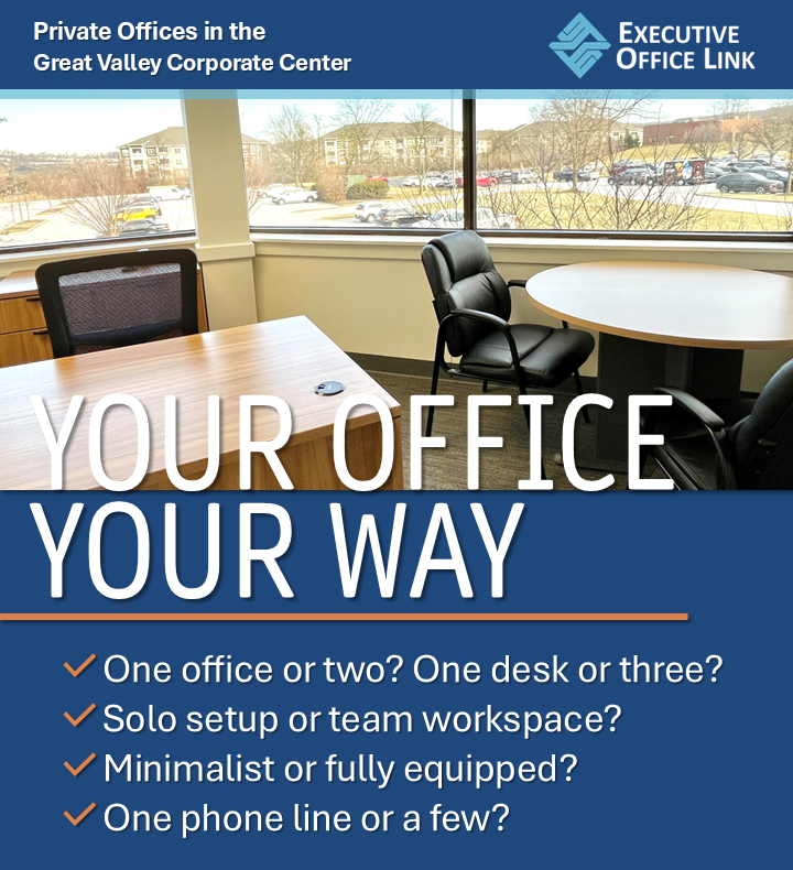 ExecOfficeLink's tweet photo. At Executive Office Link, your space is built around you. Choose the size and setup that match the way you work best. https://t.co/62fyr6thY5