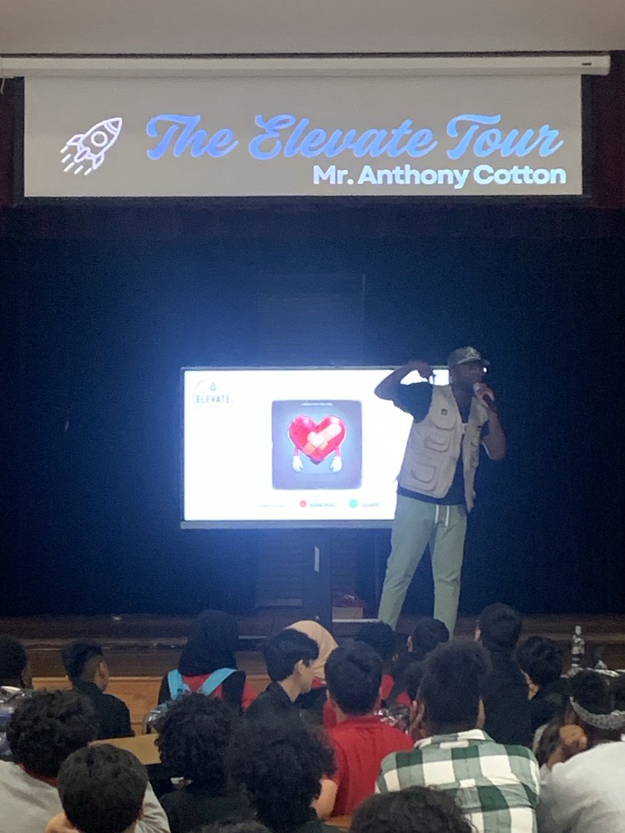 ODMS’s 7th graders had the opportunity to participate in an awesome presentation presented by Mr. Anthony Cotton. ⁦<a href="/ODMSMustangs/">O'Donnell Middle</a>⁩ ⁦<a href="/JournalismOdms/">ODMSYearbook</a>⁩
