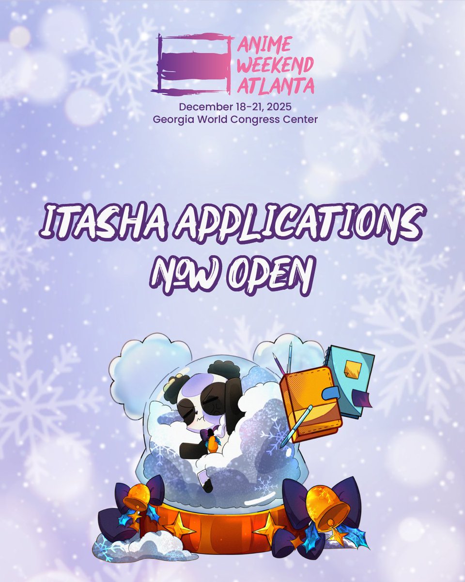 Applications are now open for the AWA Itasha Display! Show off your wrapped ride and be part of one of our most eye-catching exhibits. Space is limited and entries are juried, so don’t wait to apply.

Submit your application at eventeny.com/events/applica…. 
Deadline is Monday, Dec 1.