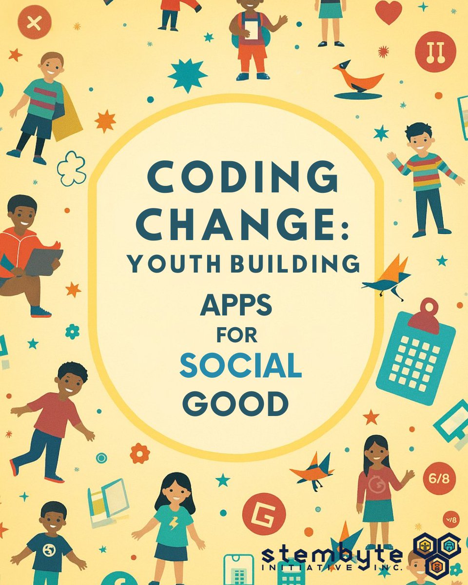 STEMBYTE's tweet image. Young minds are coding their way to social change! Explore how youth are creating apps to address pressing community issues in our latest post! wix.to/bhoXgon #CodingChange #YouthInnovation #STEM #STEMByte