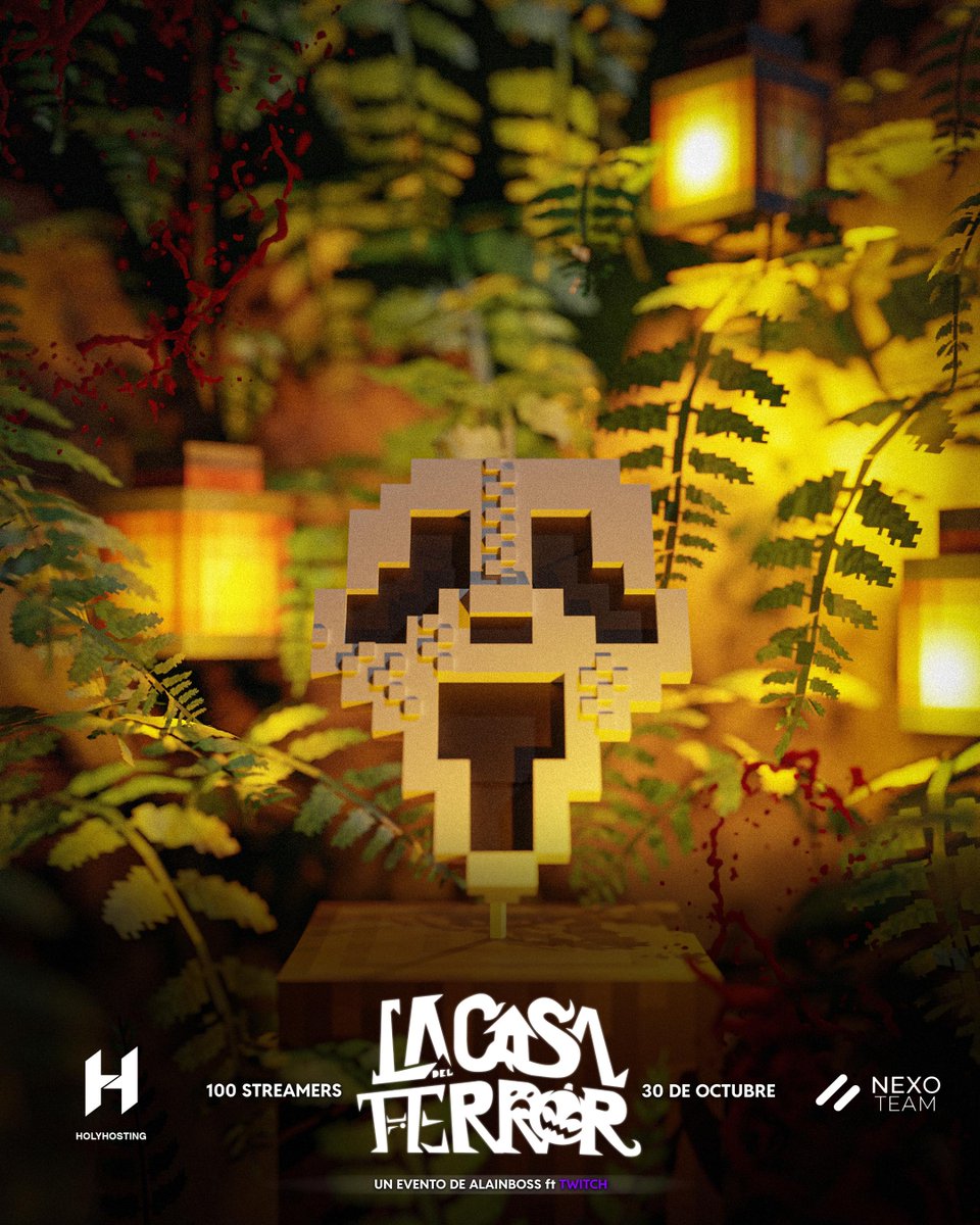 Este Halloween tenía que hacer un especial...🎃

Bienvenidos a 🏠La Casa del Terror🤡

100 streamers, juegos macabros y un solo superviviente...🫀

Nos vemos el 30 de octubre ¿Quién se anima?⚰️