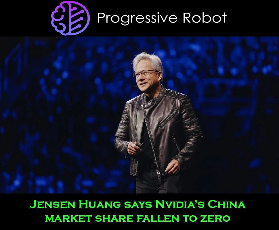ProgresiveRobot's tweet image. Jensen Huang says Nvidia’s China market share fell from 95% to 0% in 2025.
$17B in revenue gone — and no clear path back.
Where does Nvidia go next?
#Nvidia #JensenHuang #China #Semiconductors #AI #TechNews