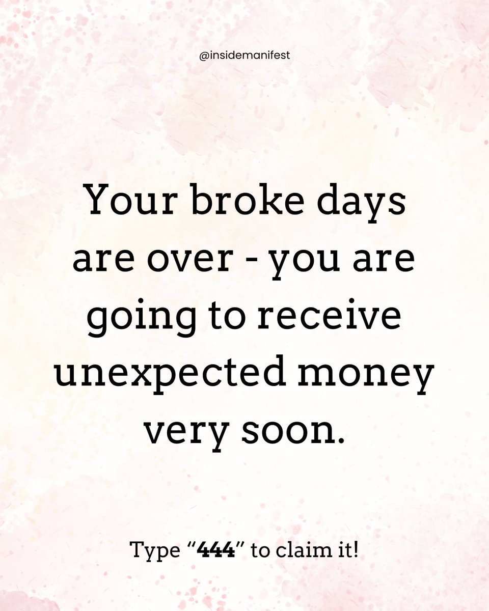 Type "444" to claim it!!