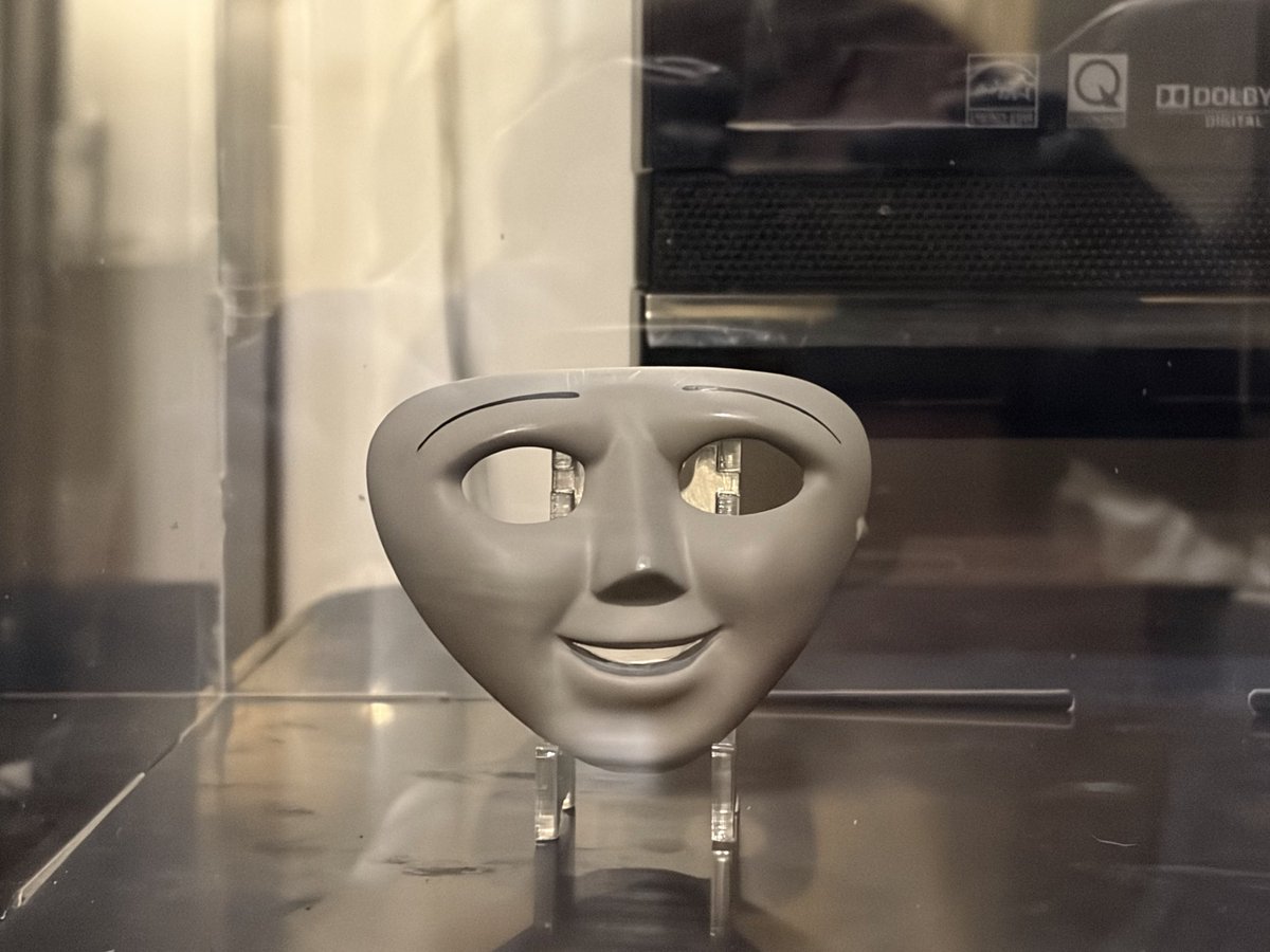 JaxTrains's tweet image. I’d like to thank my buddy @colgate_man_91 for sending me his Original Madge face to display at the event!