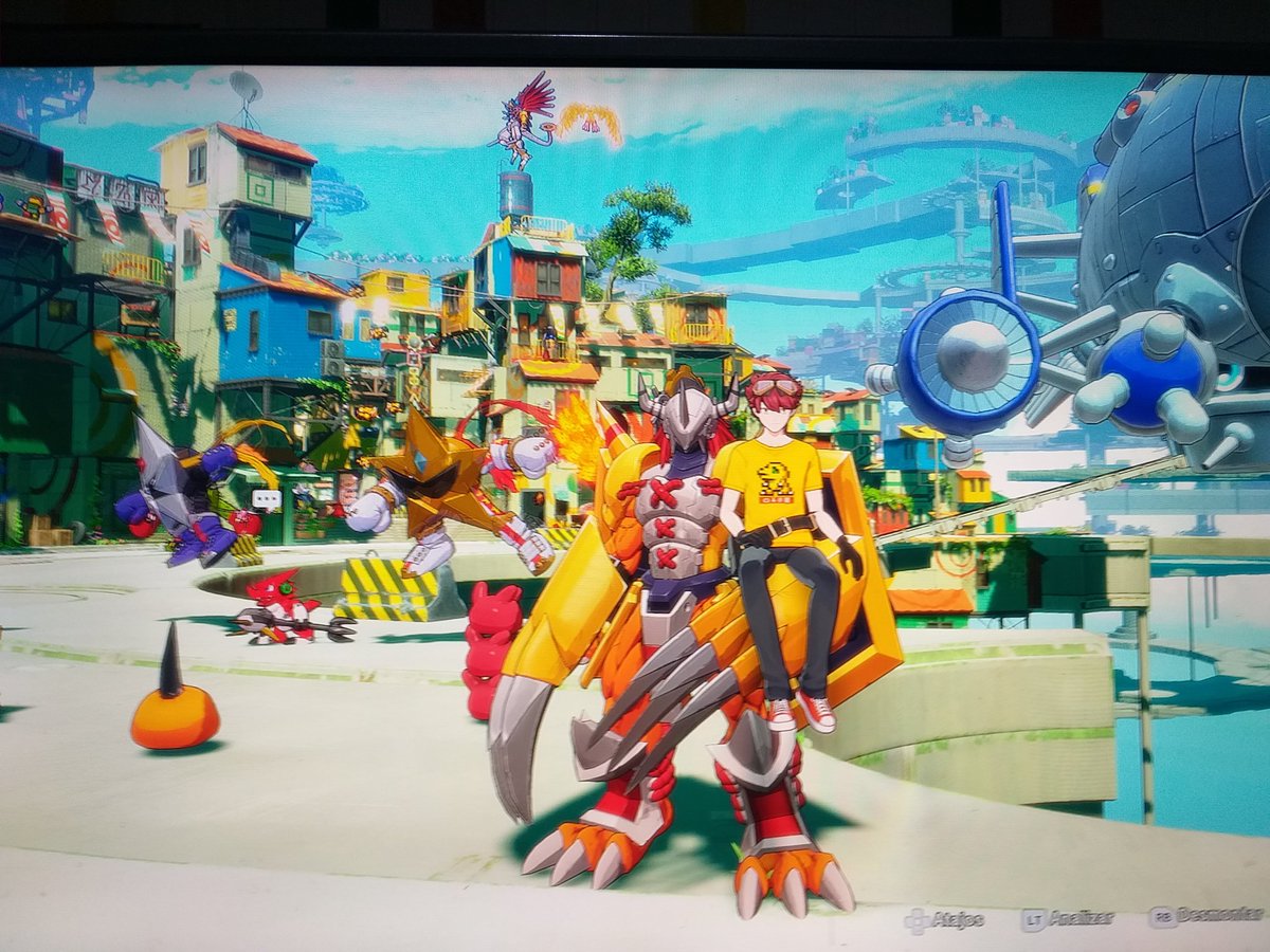 Sueño de la infancia conseguido, montarme en un puto WarGreymon