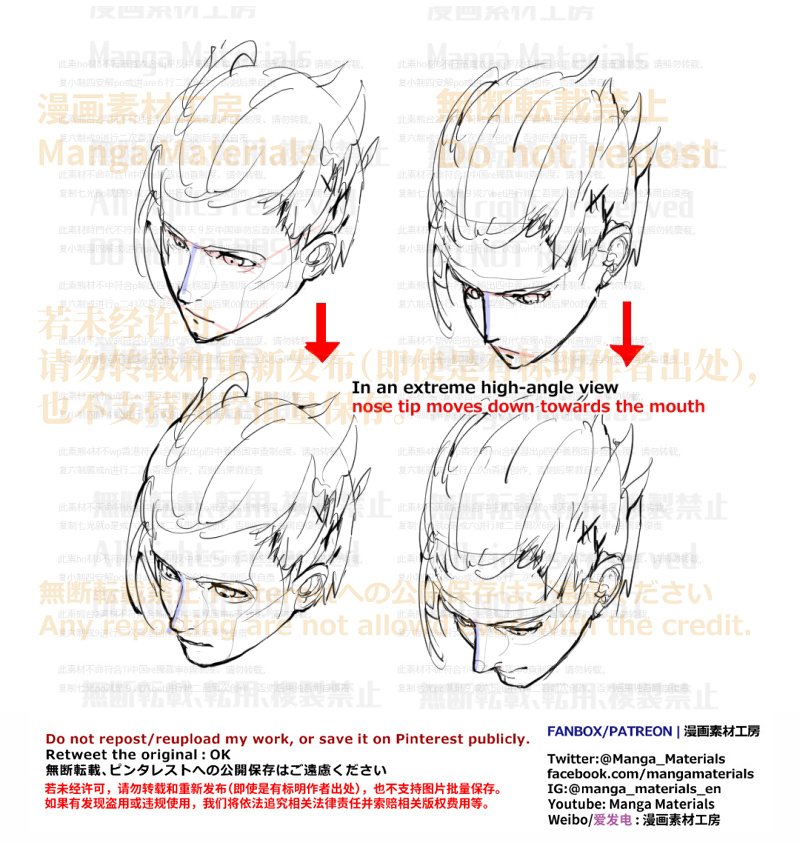 MangaMaterials2's tweet image. PERSONAL NOTE: High & Low Angle Face Tips
Structure of the Head/Face/Ear Complete version
Patreon
patreon.com/posts/structur…
FANBOX
mangamaterialsen.fanbox.cc/posts/823740
Around the neck and the face: Tutorial summary
Patreon
patreon.com/posts/around-n…
FANBOX
mangamaterialsen.fanbox.cc/posts/368300
#arttutorial