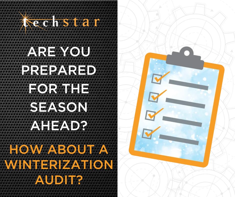 TechStarIS's tweet image. Are you prepared for the season ahead? As part of our Seasonal Winterization Audit, we’ll walk down your facility to pinpoint gaps in protection before freezing weather does. Schedule today: na2.hubs.ly/H01Kjp30