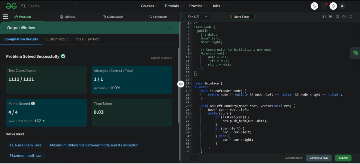 craft_withcode's tweet image. Day 43 of coding until I get a job!
✅DSA solved 2 binary tree questions .
✅ Revision some array question
✅ React js revision
#100DaysOfCode #DSA #buildinpubli #WebDevelopment