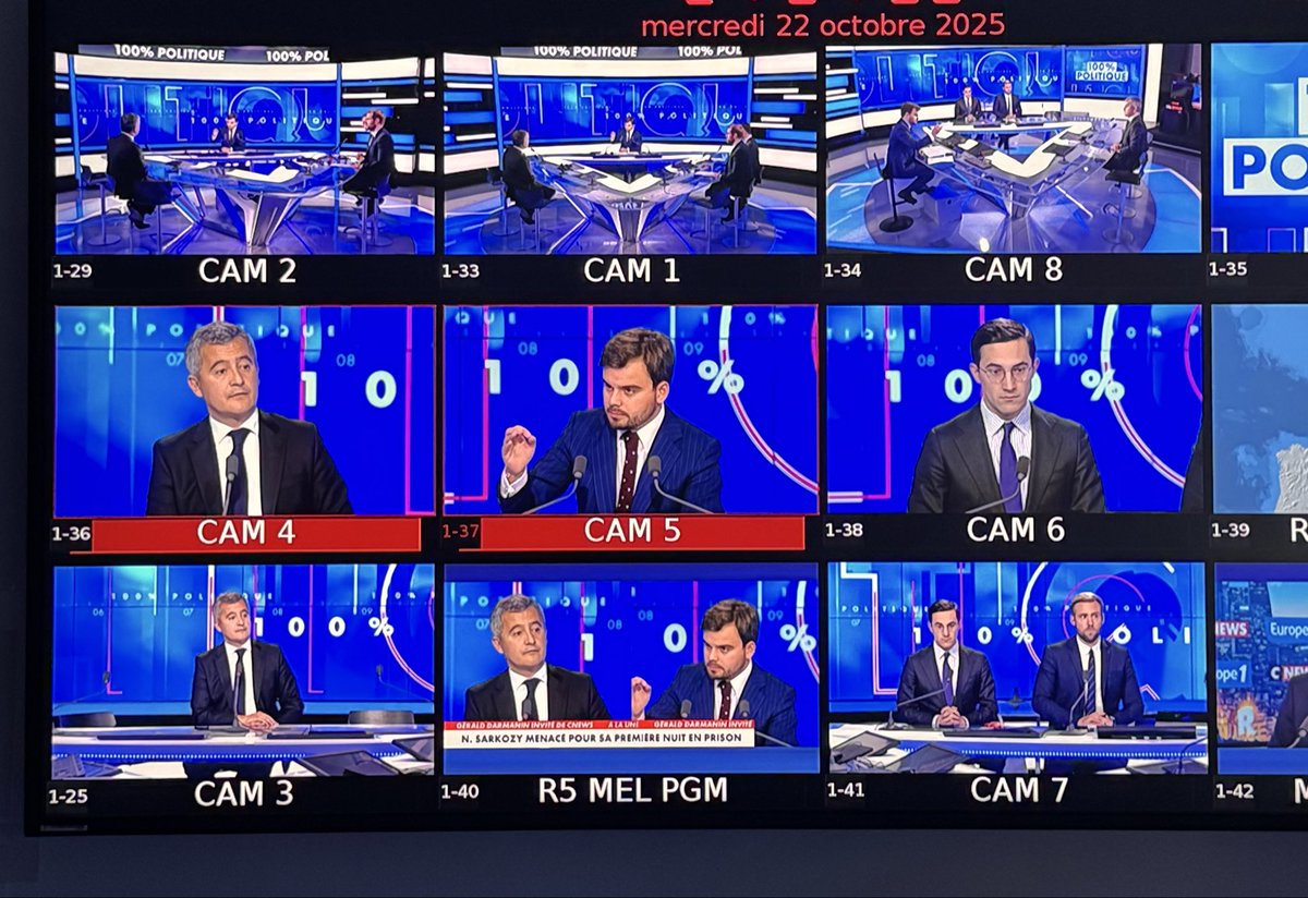 🔴 🆃🅾🆄🆃 🅳🅴 🆂🆄🅸🆃🅴 SUR <a href="/CNEWS/">CNEWS</a> 🔴 

📢𝗦𝗢𝗜𝗥𝗘́𝗘 𝗦𝗣𝗘́𝗖𝗜𝗔𝗟𝗘 𝟏𝟎𝟎% 𝐏𝐎𝐋𝐈𝐓𝐈𝐐𝐔𝐄 

▶️ 𝗚𝗲́𝗿𝗮𝗹𝗱 𝗗𝗔𝗥𝗠𝗔𝗡𝗜𝗡 ( <a href="/GDarmanin/">Gérald DARMANIN</a> ), Garde des Sceaux, ministre de la Justice est l’invité exceptionnel de <a href="/GauthierBret/">Gauthier Le Bret</a> 

📺 Vivez l’actu en direct sur #CNEWS