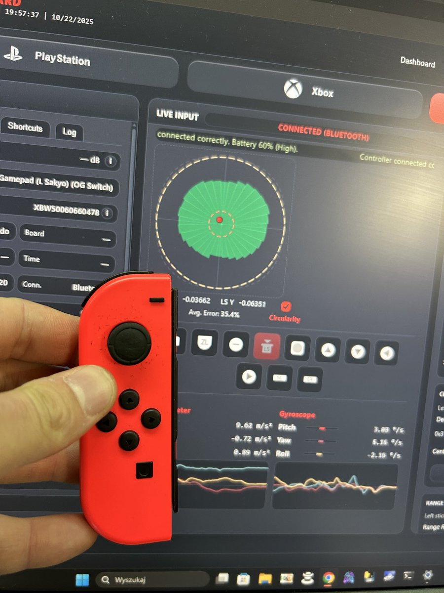 Modyfikator89's tweet image. Joy-Con Calibration on PC is NOW REALITY! 🛠️
World Premiere of DRIFTGUARD! 
FREE online Tool enables precise calibration, performance verification, and testing of your Nintendo Switch controllers (Joy-Con and Pro Controller) DIRECTLY on your PC!
What was once impossible is now in…