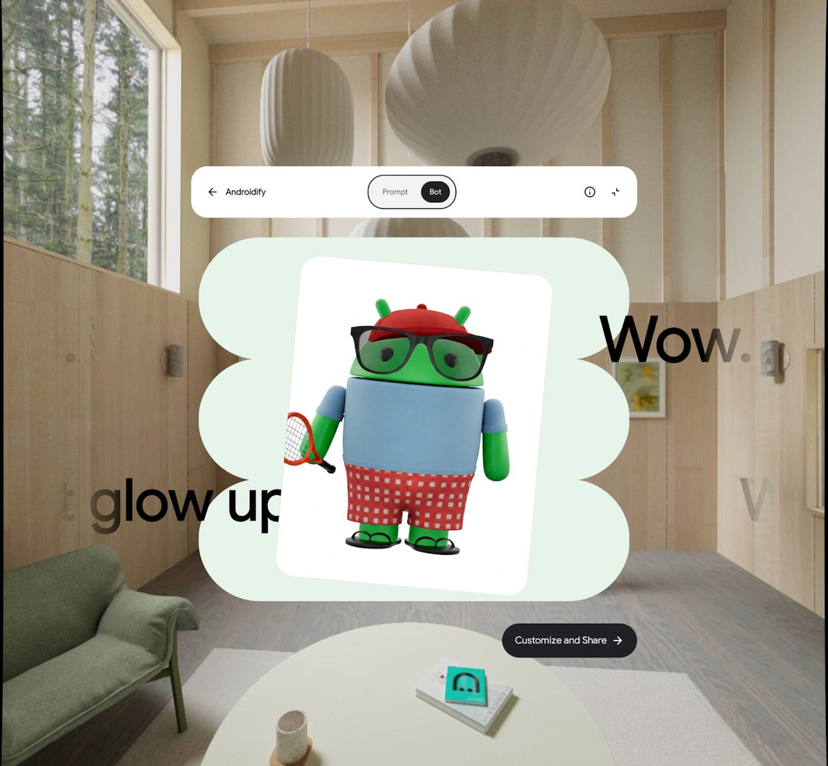 AndroidDev's tweet image. Bring your Android app into the third dimension 👓 We're showing you how to adapt an existing app for #AndroidXR using Jetpack Compose for XR.
Learn how we gave the Androidify app a spatial layout with Spatial Panels and Orbiters → goo.gle/3L1y8Ma