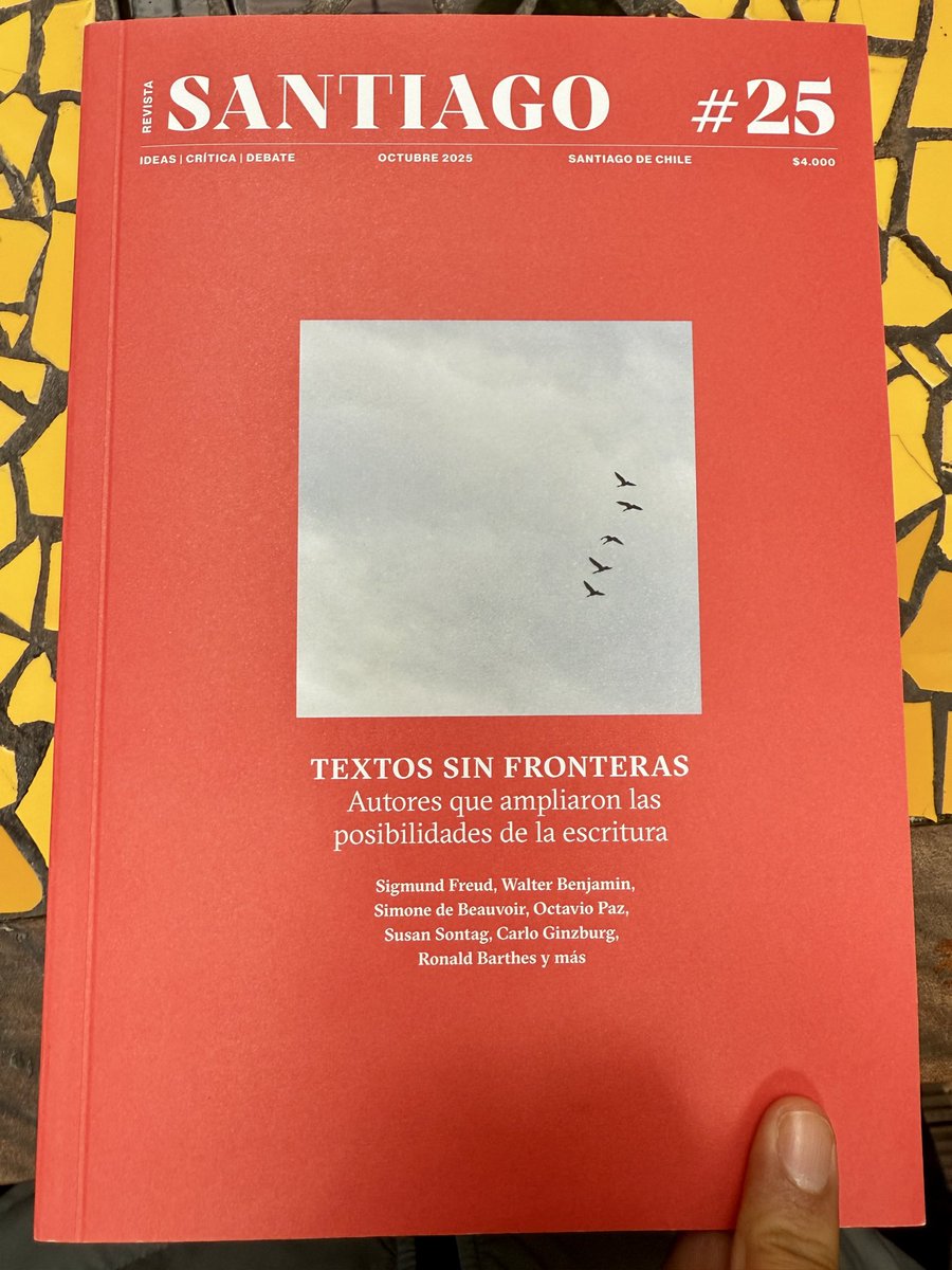 Entusiasta reseña del talentoso Javier García en ma revista <a href="/santiagorevista/">Revista Santiago</a> sobre "Escribir bajo el poder"👏👏👏👏