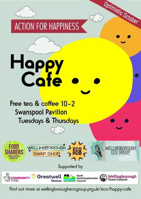 wellyeco's tweet image. Come to SWAP, SUB &amp;amp; SHARE, stay for FUN, FOOD &amp;amp; DRINKS this Thursday!

ECO HUB Swanspool Pavilion, 10-2

🟡 Happy Café
🟢 Food Sharers
🔴 FREE multi-vitamins
🔵 Wellingborough Swap Shop
🟣 School Uniform Bank
⚫️ FREE PAT Tests

wellingboroughecogroup.org.uk/eco/hub/ #swapshop #foodreuse #eco