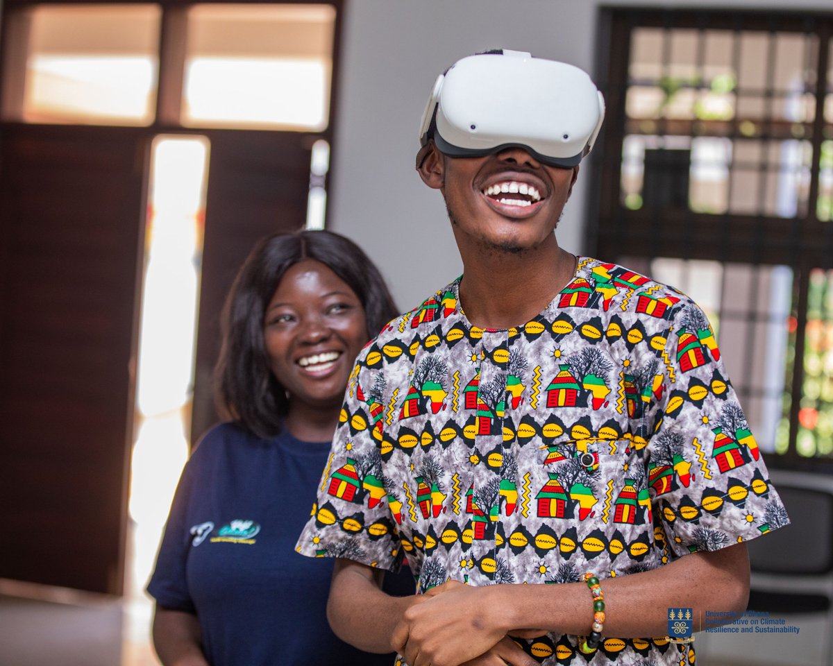 UGCCReS's tweet image. This #WorldEnvironmentDay, we saw VR powerfully illustrate climate change impacts. 🌍💡
We believes in #TechForGood to hit #GlobalGoals. Our Innovation team mentors young African innovators for green solutions!
Keep eyes on our pages for upcoming opportunities! 🚀