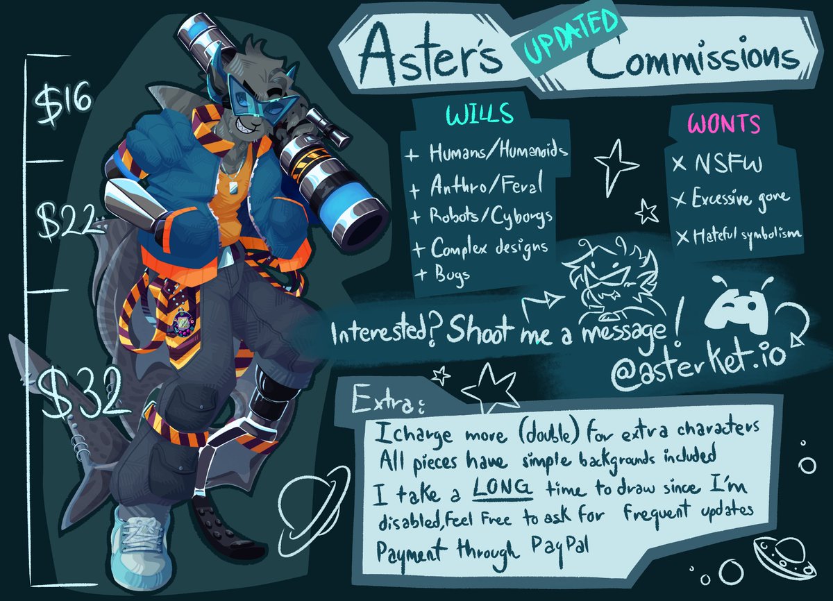 aster || open comms tweet media