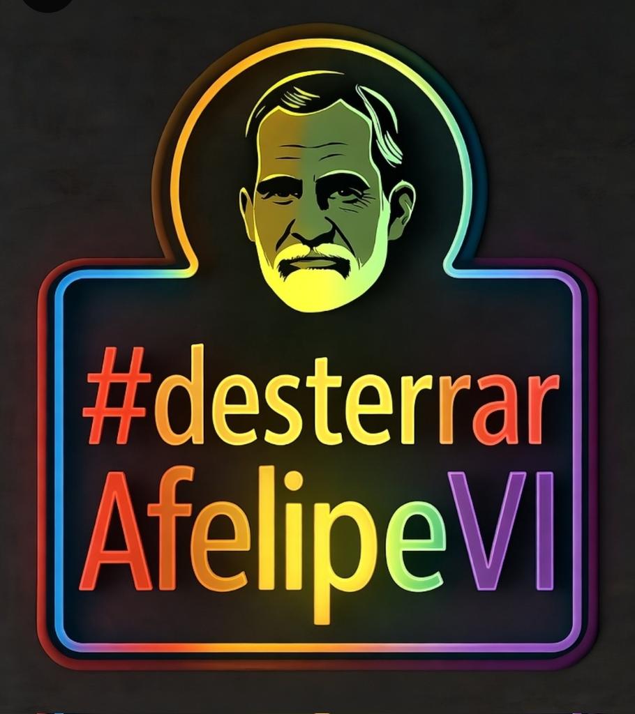 LfilodelabrechA's tweet image. #desterrarAFelipeVI voy a poner un hilo de carteleria del hastag. Diganme cual les gusta mas y compartan por sus muros los que quieran, no es r0bar, es compartir.