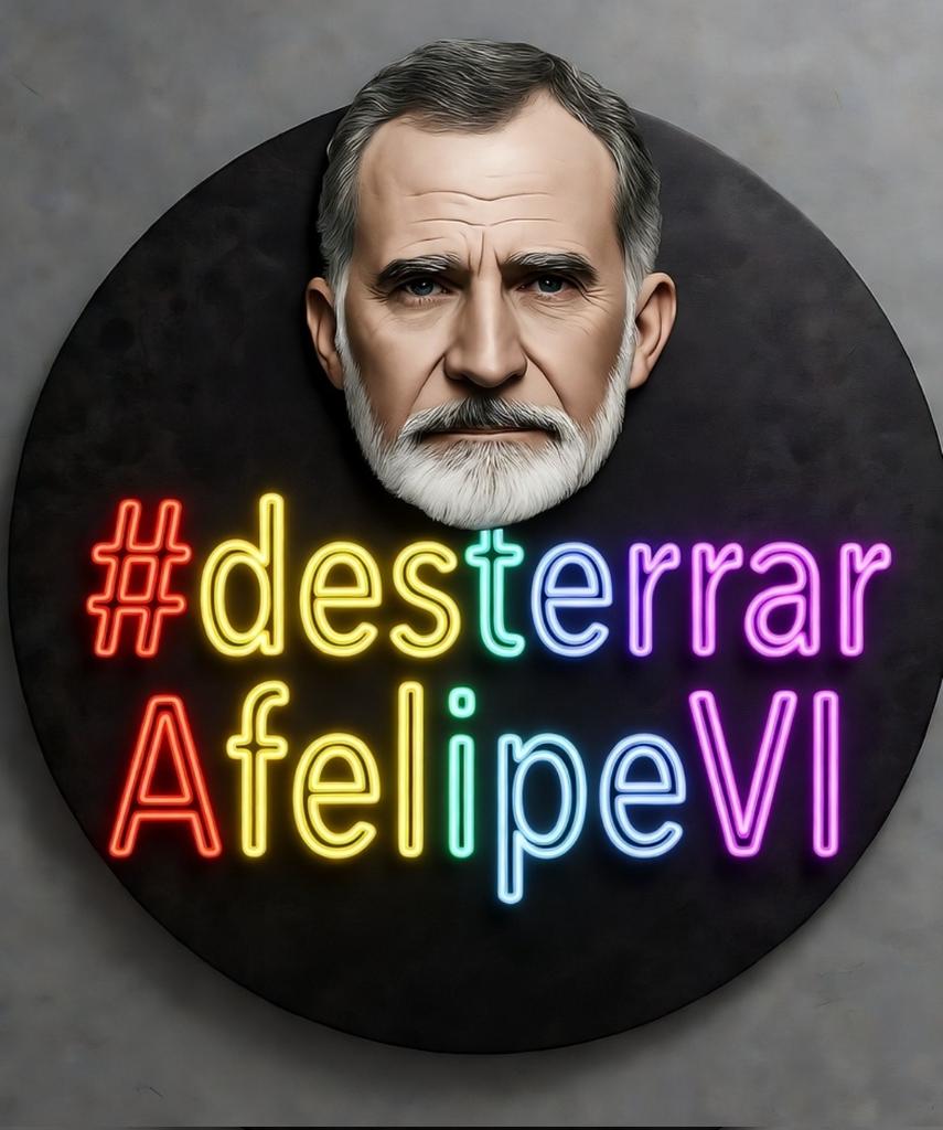 LfilodelabrechA's tweet image. #desterrarAFelipeVI voy a poner un hilo de carteleria del hastag. Diganme cual les gusta mas y compartan por sus muros los que quieran, no es r0bar, es compartir.