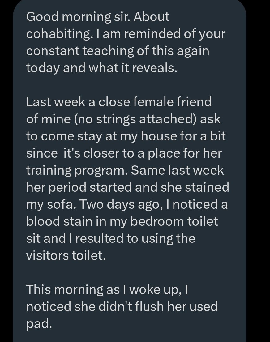 jon_d_doe's tweet image. That's how some ladies are.

Very dirty with their personal hygiene.

All they know how to do is to apply make up, turn on ring light, and do videos for social media.

Please ask her to leave your house.

End.