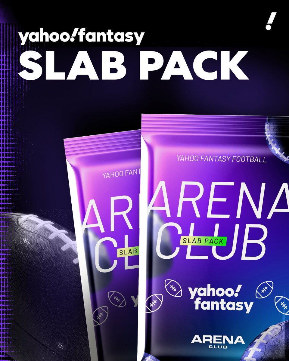 Yahoo Sports and <a href="/ArenaClub/">Arena Club</a> are teaming up to drop Yahoo Fantasy Slab Packs!

Fans can purchase real, graded NFL trading cards curated by Arena Club. Select slab packs will feature top fantasy football performers.

Beginning tonight at kickoff, Yahoo Fantasy Slab Packs will be on