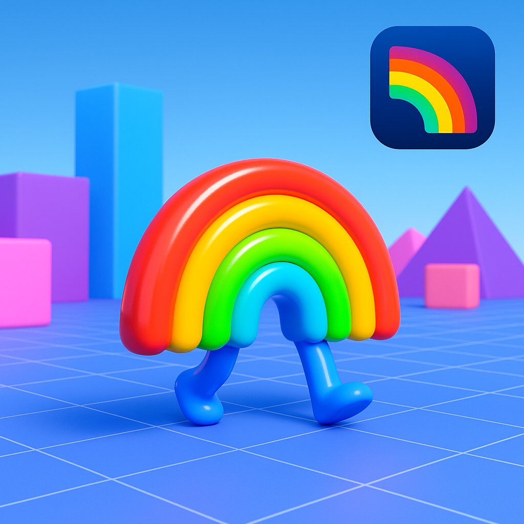 avalancheeden's tweet image. 🌈 Just good vibes and smooth steps with @rainbowdotme today.